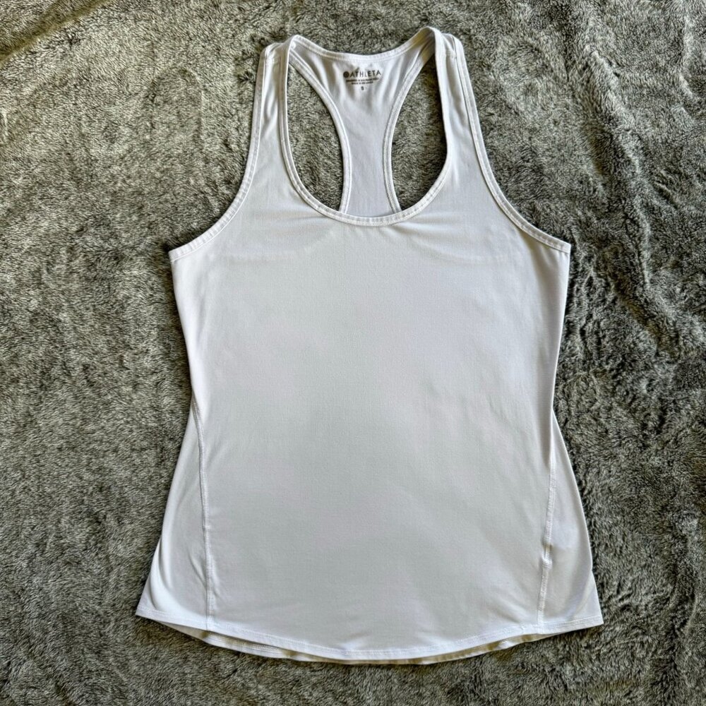 Athleta Chi Tank Sz S White